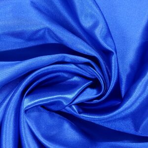 Satin Azul pavo / Yarda