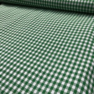 Manta cantel blanco con verde / yarda