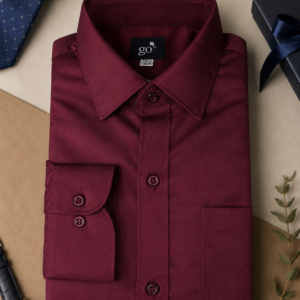 Camisa Formal/ Vino tinto