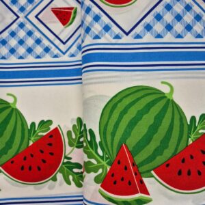 Mantel Celeste/ Estampado Sandias
