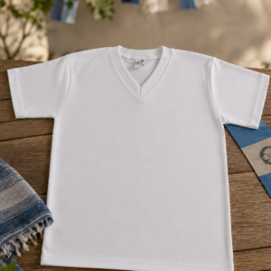 Blusa Algodón/ Cuello "V"