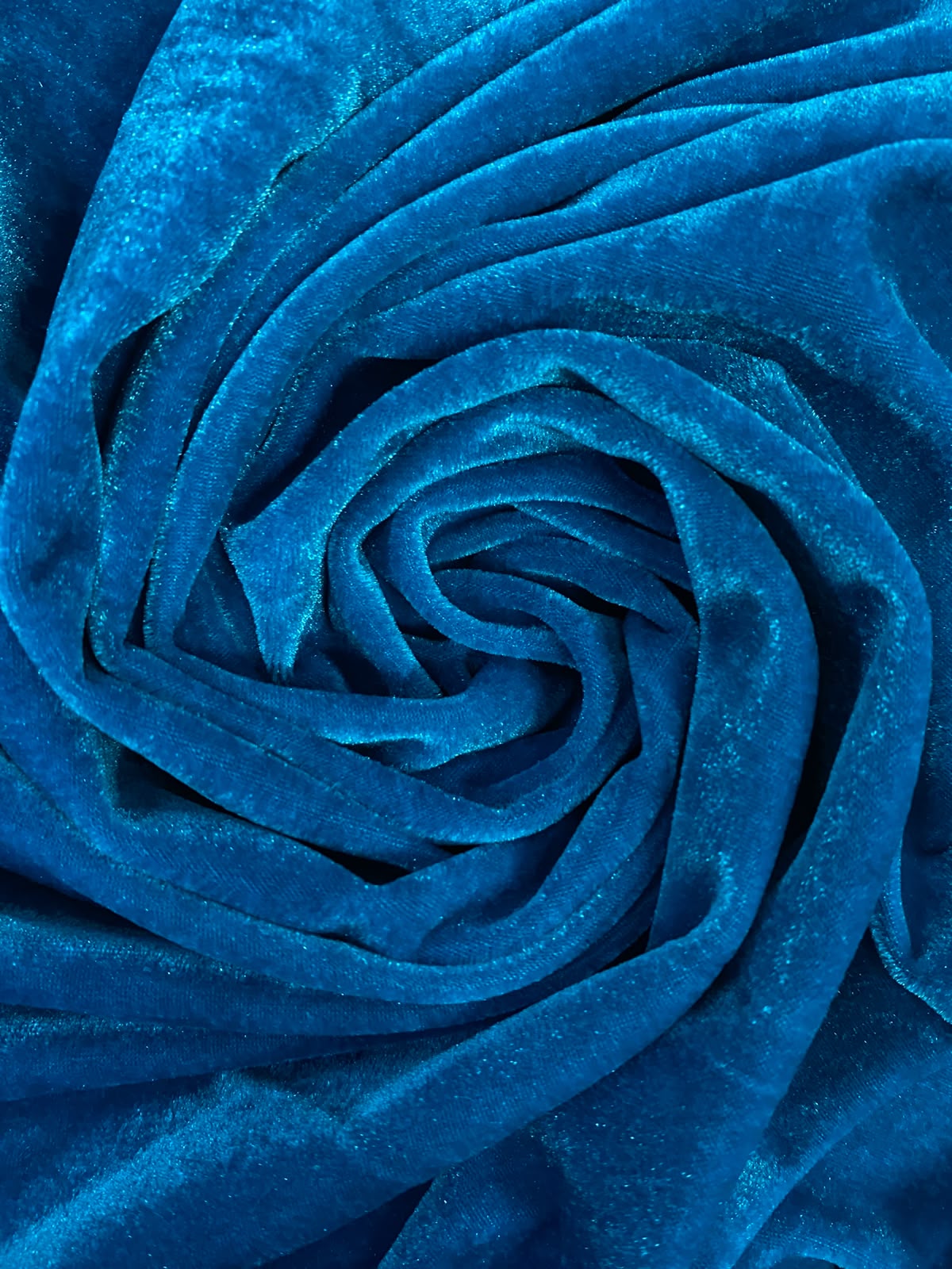 Terciopelo/ Azul Turquesa Intenso